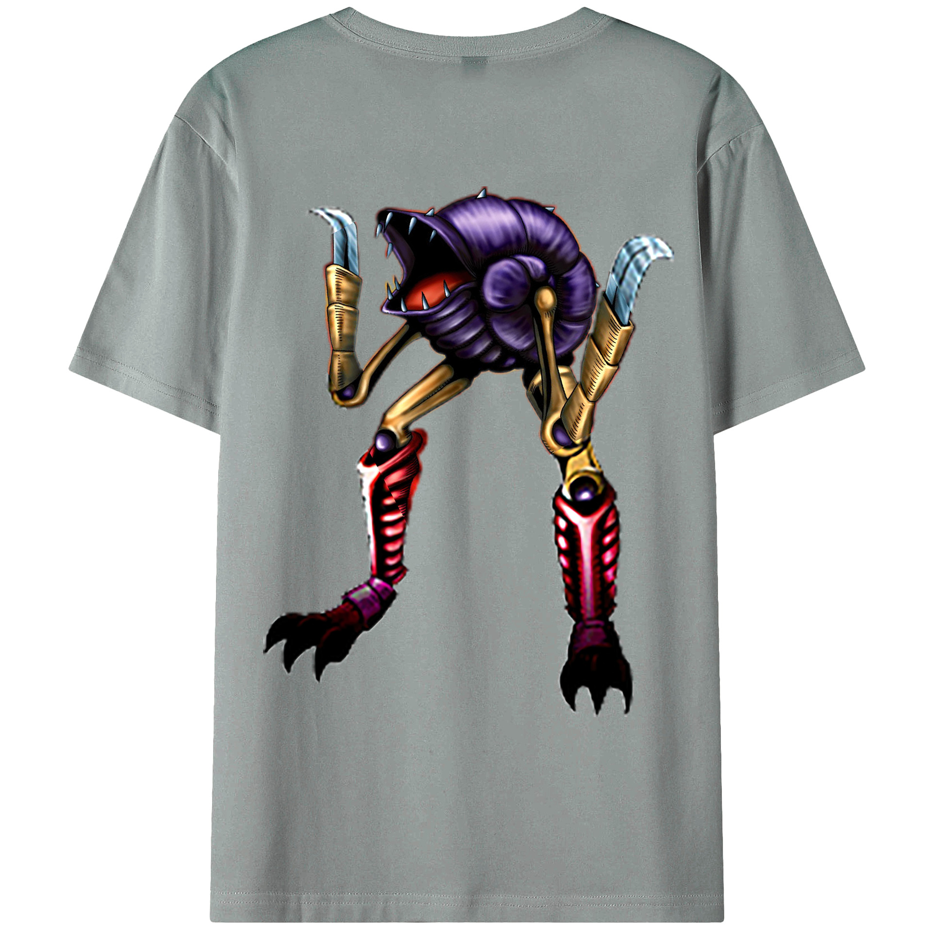 （画像用） 遊☆戯☆王 Yu-Gi-Oh! 綿100％ メンズ半袖Tシャツ（バックプリント） 通気性